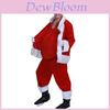 Dreamy Corduroy Spandex Adult Santa Costume With White Fur