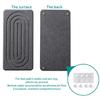 2Pcs Natural Water Absorbent Stone Trays Bathroom Soap Dishes With Secure Design For Shower Sink And Counter Use