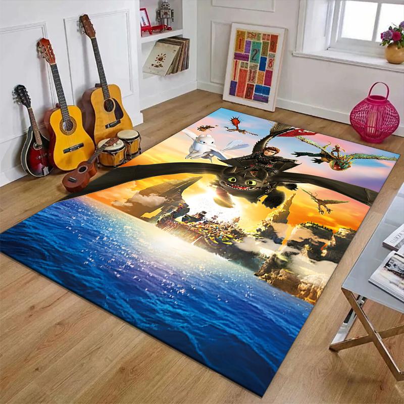 Toothless Polyester Carpet, Soft Indoor Mat for Office Chair, Living Room, Computer Desk - Decorative Home Office Rug Design