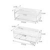 Clear Makeup Sponges Organizer Acrylic Puff Storage Case Portable Makeup Brushes Storage Box
