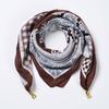 Hot-selling women's autumn and winter warm magnetic triangle neck protection scarf four seasons versatile velvet decorative scarf