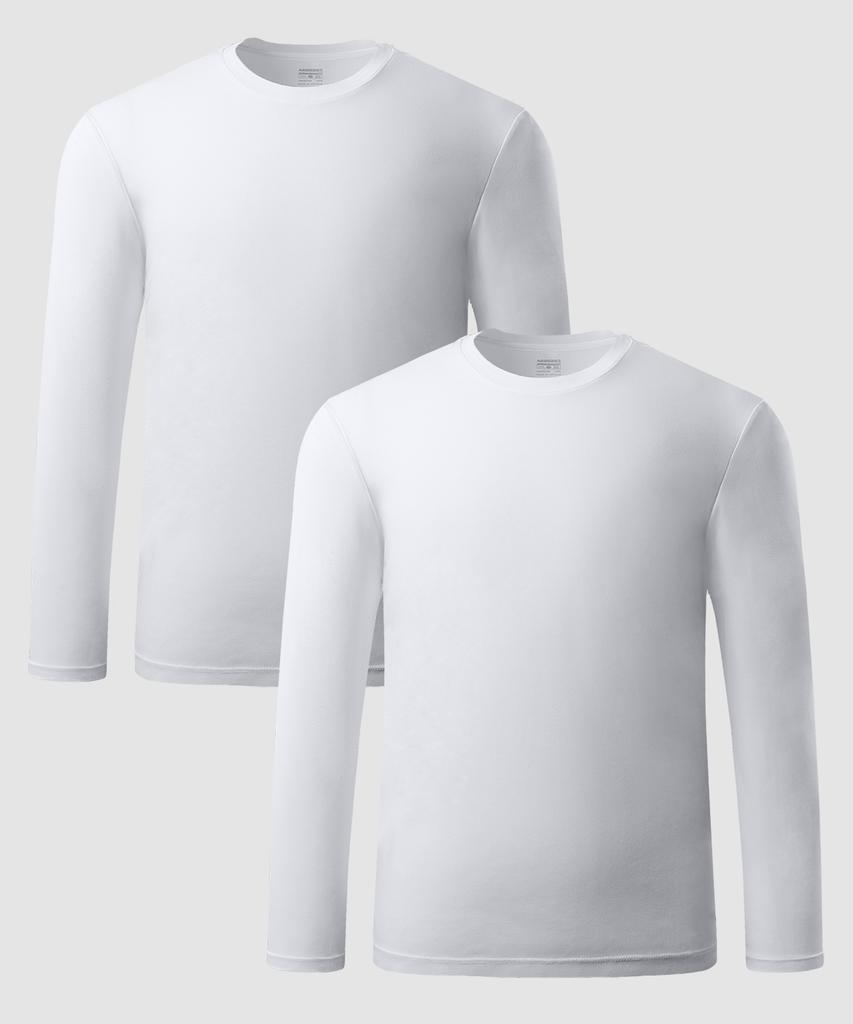ARMEDES [2Pack] Functional Honeycomb Cool Long Sleeve T-Shirt Ar-204 (4 Colors) (Type A)