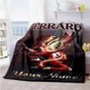 Liverpool Fc Personalized Text Blanket Lightweight Customizable Blanket Durable Comfort For Home Decor Couch Office Bedding Four Seasons Multipurpose