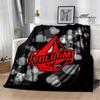 Coperte con logo V-VOLCOM stampato Flangia Coperta calda morbida e confortevole casa viaggio letto coperta coperte da picnic regalo di compleanno