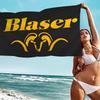 Blaser Logo Microfiber Printed Beach Towel Mountain Climbing Yoga Beach Swimming Running Absorbent Soft Towel