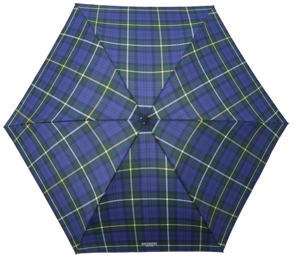 Moonbat Rain Folding Ultra Barbrella Blue [Mackintosh Philosophy] Umbrella, Umbrella, Lightweight, Check, 10961, 10968, 11075,