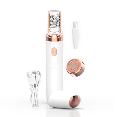 Electric Women Facial Epilator USB Rechargeable Painless Facial Hair Epilator Portable Travel Size for Face Armpit Arm Back Leg