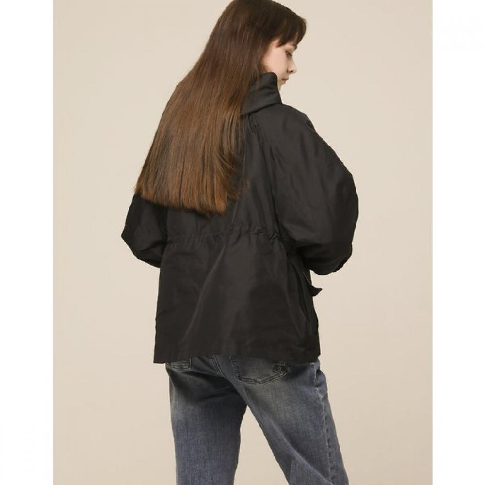 Son Jung Wan Lettering Embroidered Half Hood Jumper Zdj6161110