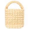 Solid Color Fashion Versatile Fabric Cloud Bag Mini Shoulder Tote Women Bags Yellow 1267916003