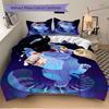 3pcs Bedding Set K-Pop Demon Hunters Cat Includes 1 Comforter + 2 Pillowcases, Without Pillow Inserts, Soft Comfortable,a0910201