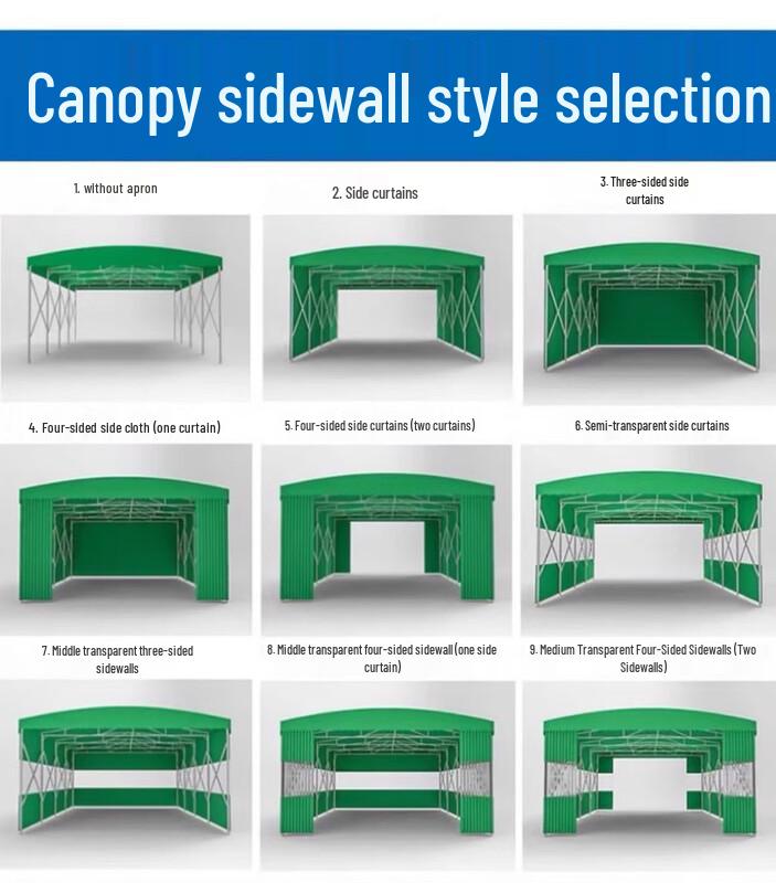 JINXIUTIANTANG Outdoor Retractable Canopy