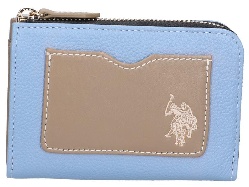 

US Polo Assun Mini Wallet USPA2688 BLUE x GREIGE [Used]
