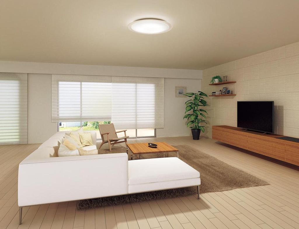 Panasonic SLIM FLAT Ceiling Light Dimmable Color Color Light Bulb Tatami Clear Frame LGC81121 (Daylight - Color) ~20