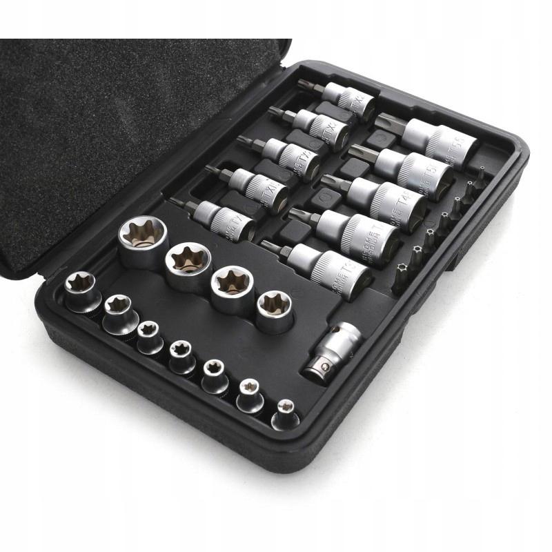 Torx Bit and Socket Set, 30-Piece Torx Case