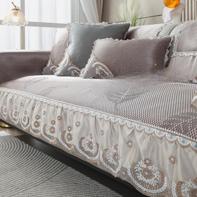 Cooling Rattan Sofa Cushion Summer Summer Ice Silk Rattan Mat Non-Slip Mat Cushion Leather Sofa Cover Non-Slip Seat Cushion