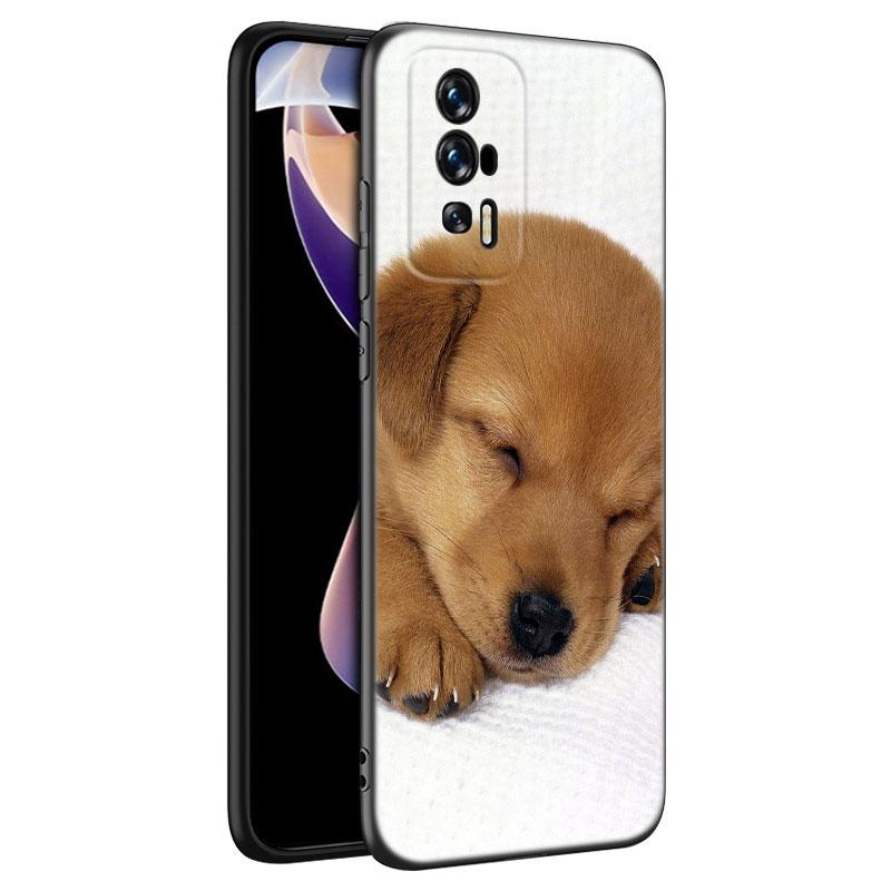 

Милый щенок черный силиконовый чехол для телефона для Xiaomi Redmi 7A 8A 9A 10A 11A 9C 10C 12C 13C 11 Prime A1 A2 Plus 12 4G Note 9T 12R Redmi 9T