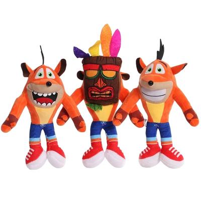 Crash Bandicoot Plush Stuffed Toys Crazy Trilogy Series Anime Figure Dolls Kawaii Children's Birthday Christmas Gifts Decor