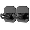 2pcs Adhesive Curtain Rod Holder Adjustable Curtain Rod Hook Curtain Rod Brackets  for Bedroom Home