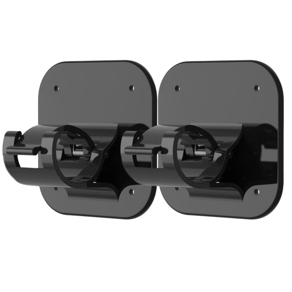 2pcs Adhesive Curtain Rod Holder Adjustable Curtain Rod Hook Curtain Rod Brackets  for Bedroom Home