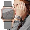 Fashion Square Women Quartz Watch Casual Silicone Strap Ladies Wristwatches Reloj Mujer