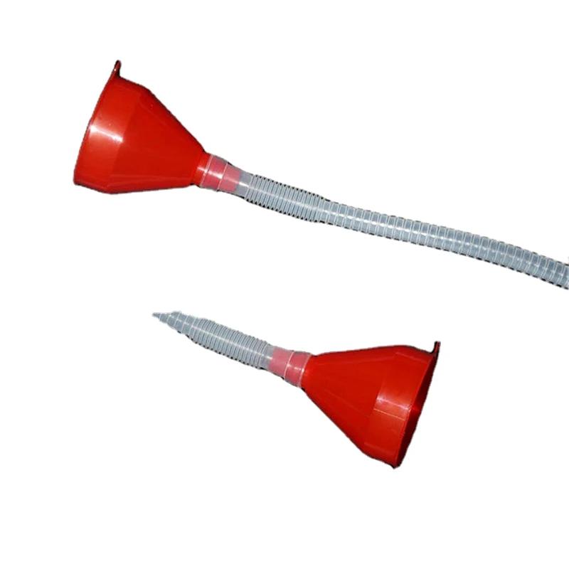 Car Refueling Funnel + Detachable Hose Gasoline Engine Oil Additive Motorcycle Farm Machine Use Convenient Anti-leakage Filler