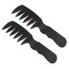 2pcs Wide Teeth Professional Men Comb PC Material Men Styling Comb Men Hairdressing Comb  Salon Use