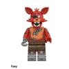 NUEVO Juego FNAF Nights Figura Mini Figuras Bloques de Construcción Esqueleto Juguetes de Terror regalo juguetes para niños molde rey