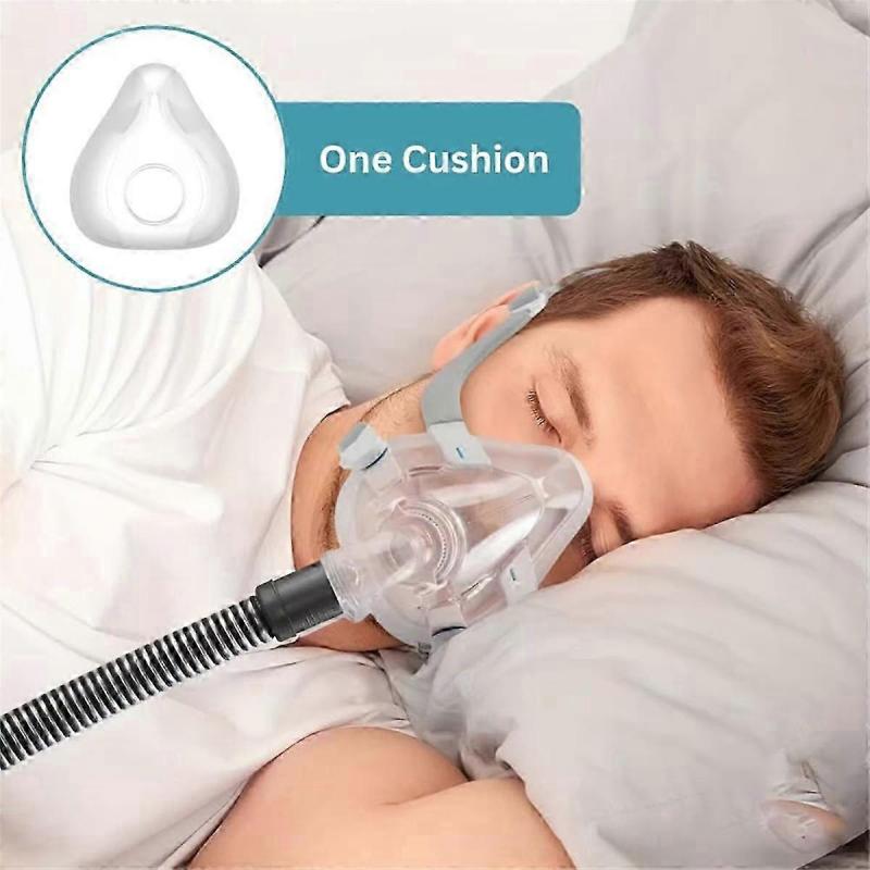 2025 F20 Ersatzkissen für & CPAP-Masken, Weiche Silikondichtung, Eng anliegende Passform für Nase & Mund Medium