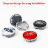 AJH1 4Pcs 54mm 3D ABS Wheel Center Hub Caps Replacement For Ford Focus MK2 Fiesta Mondeo Mustang Explorer Ranger Rim Tuning Accessory