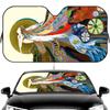 Art Y-Yoshitaka Amano Sun Visor Car Windshield Sun Visor - Foldable Universal Fit UV Block Heat Insulation Sunshade