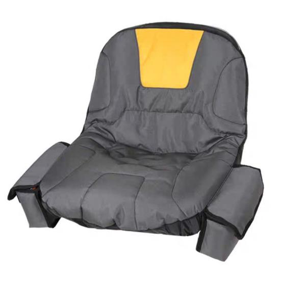 Lawn Mower Seat Cover with Drink Pouch Heavy Duty Oxford