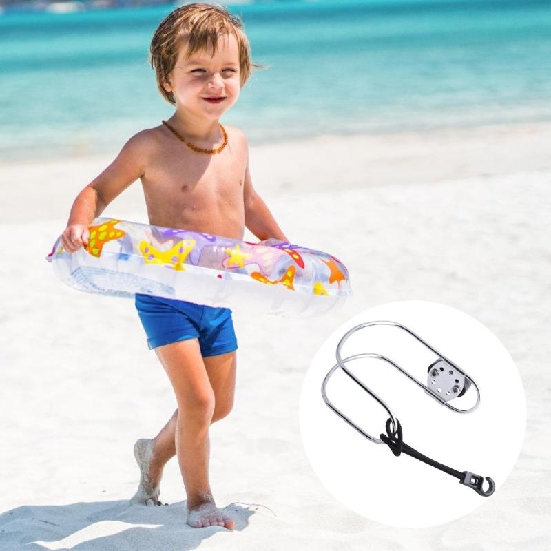 Universeller Rettungsringhalter Mit U-förmiger Struktur für einfache Montage an Booten, Schiffen, Yachten mittels Schraube oder Schweißen