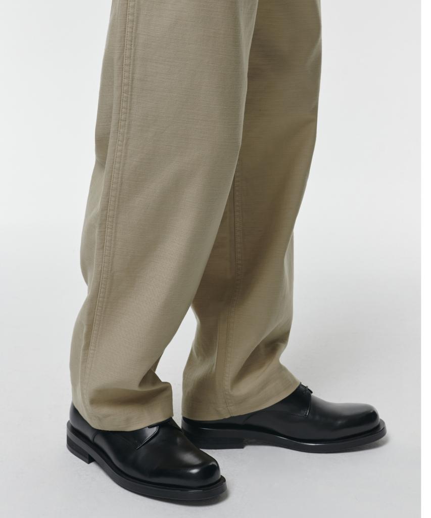 MUSINSA STANDARD Back Satin Officer Pants [Beige]