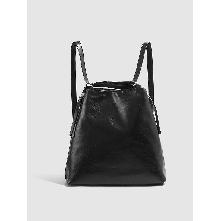 Large-capacity tote bag, fashionable women s bag, 2025 new model, commuter shoulder bag, three-in-one multifunctional backpack чёрный