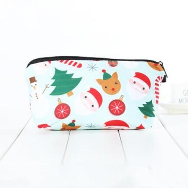 Cute Flower Zipper Cosmetic Bag Portable Lipstick Storage Bag Multifunctional Mini Women Makeup Wash Bag Case