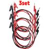 Red Black Alligator Clips Banana Plug Test Leads Double-ended Crocodile Test Clips Cable Lead Connector Multimeter Measure Tool
