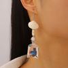 1 Pair Tropical Fish Bag Dangle Earrings Ocean Beach Starfish Shell Hook Earrings Hypoallergenic Women Drop Earrings Fashion Jewelry
