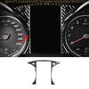 For Mercedes-Benz GLC 2016-2021 Carbon Fiber Dashboard Frame Decor Cover Trim