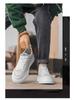 Men's Low-Top Canvas Shoes: Breathable, Anti-Odor, Non-Slip, Height-Increasing Casual Black Sneakers for Summer