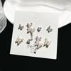 Exquisite and Compact Alloy Set Earrings, Sweet, Niche, Simple, New Style Stud Earrings, Versatile Butterfly-shaped Earrings