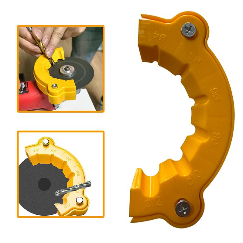 Drill Bit Sharpener - Drill Bit Grinding Attachment, Angle Grinder Drill Bit Sharpener For All Bits, Drill Bit Grinder Tool