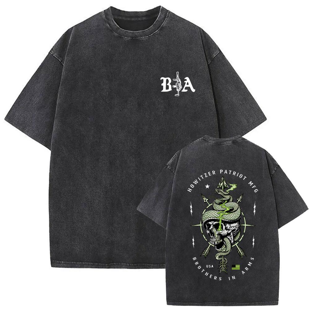 Washed Vintage Forward Observations Group Be Seeing You Print Tshirt Skeleton Graphic Tshirts Men Fashion Oversized T Shirts
