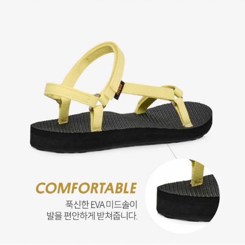 Teva Women Original Universal Slim Black Stvf2510110 Blk 4 Types Select 1