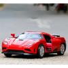 1/32 Koenigsegg CCR Alloy Sports Car Model Diecast Metal Toy SuperCar Model Simulation Sound and Light Collection Childrens Gift
