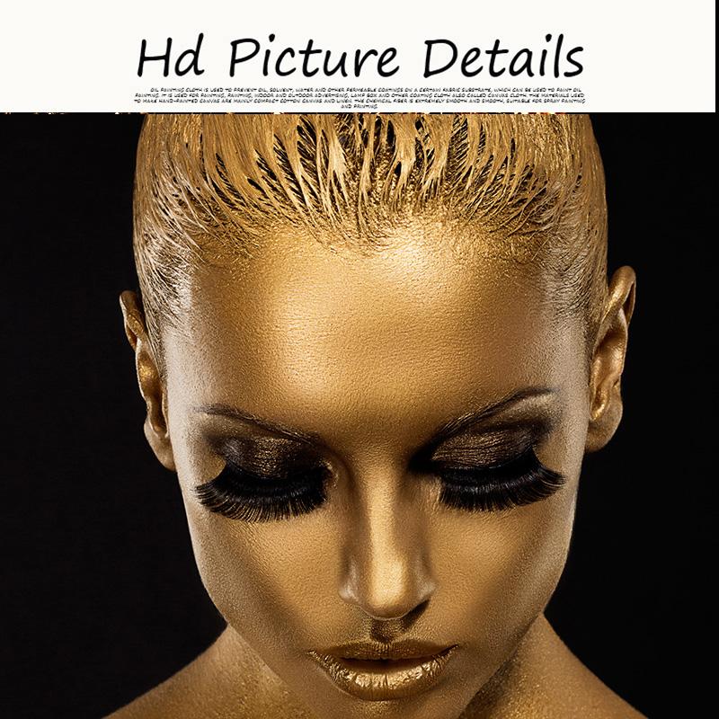 Aur negru Nud Artă Africană Femeie Pictură în ulei pe pânză Postere și imprimeuri Cuadros scandinave Poza de perete pentru camera de zi