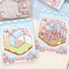 24 pièces/lot Autocollants Kawaii pour Scrapbooking Bonne Nuit Vie Île DIY Journaling Fournitures de Scrapbooking Papeterie Décorative Autocollant