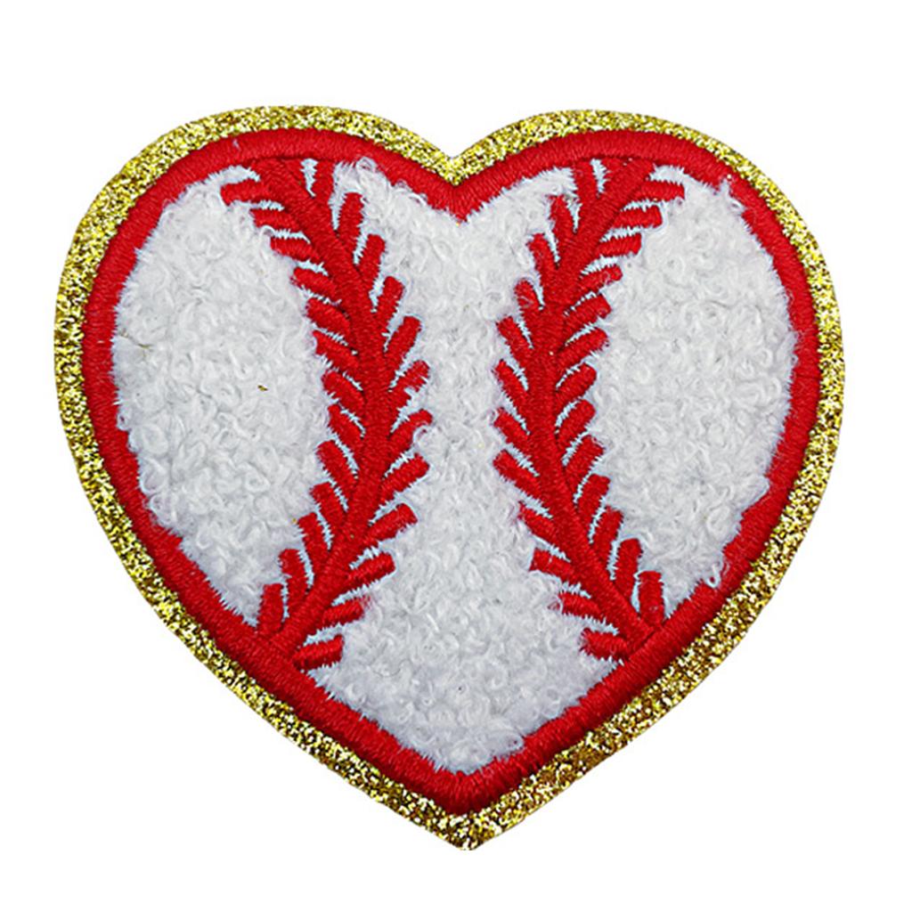 Softball Embroidered Iron on Patches Baseball Iron On Patches Sew on Patches Embroidery Applique Patches for Clothing