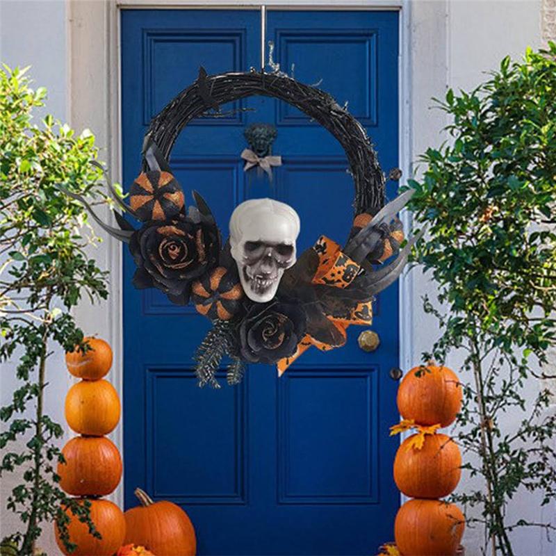 ABFS Halloween Front Door Decorations Halloween Decorations For Door, Wall, Window, Garden