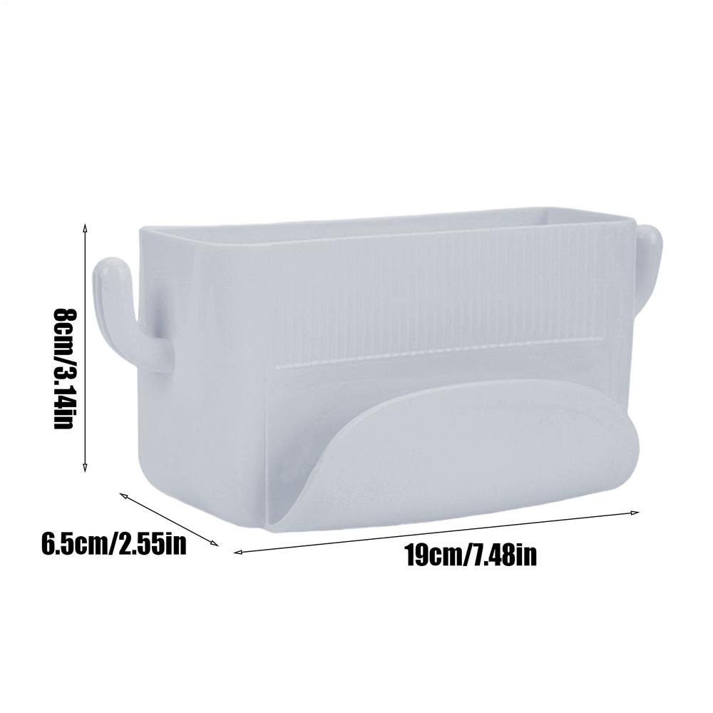 Organizer-Regal für Wand Badezimmer-Wand-Organizer mit Haken Platzsparendes Aufkleben Multifunktionales Zuhause-Organisation Für