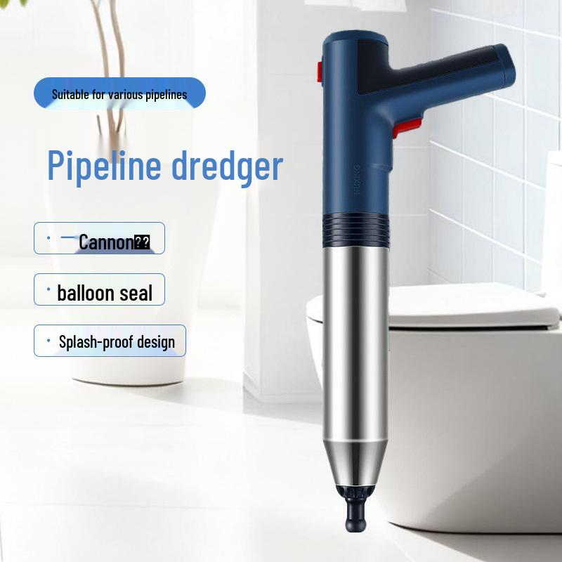Stainless Steel High-Pressure Lithium Battery Toilet Unclogger
